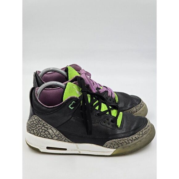 Air Jordan 3 Retro GS Eletric Green DA2304-003 Shoes sneakers Size 6.5Y - Picture 1 of 9